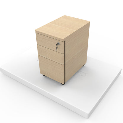 Mobile Pedestal (3 layers Drawer with Key-lock)
