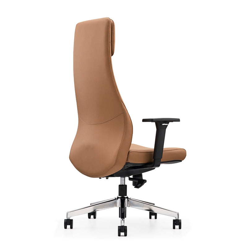 A8005-BR Leather High Back Chair -PU