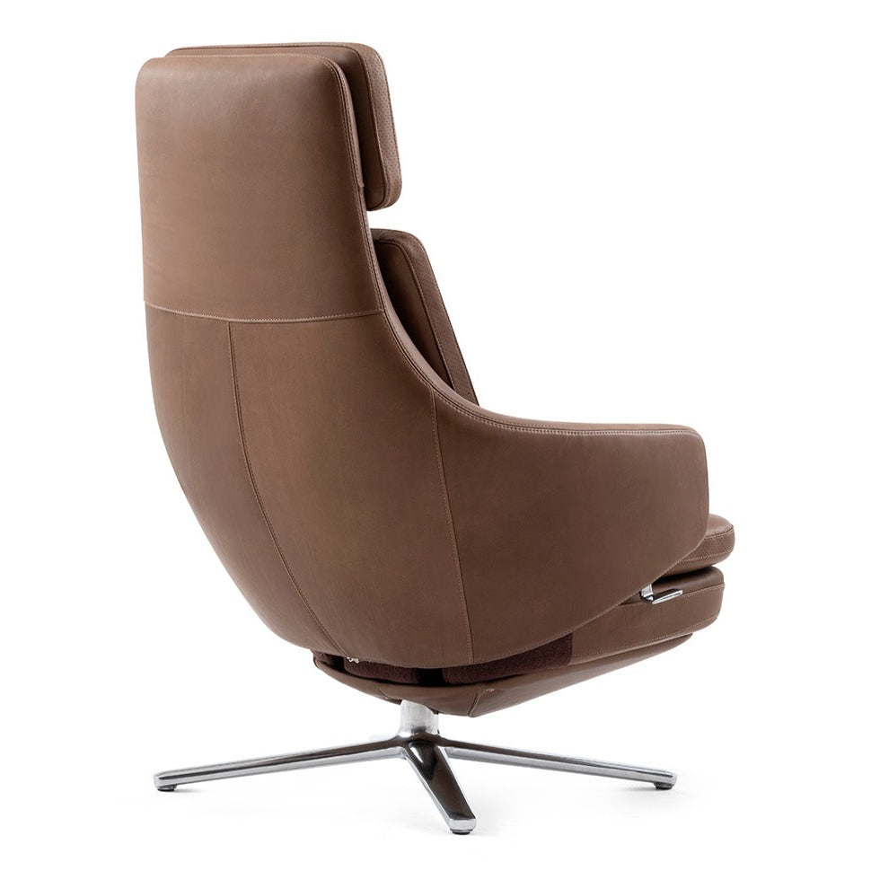 EKO-F2205&T2205 Executive Leather Visitor/ Meeting Chair with Stool