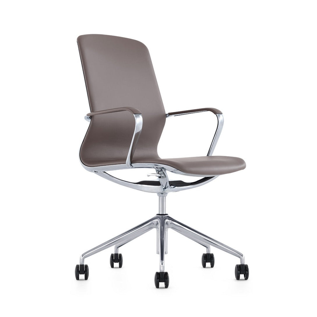 EKPFK007-C12 Executive Leather Visitor/ Meeting Chair