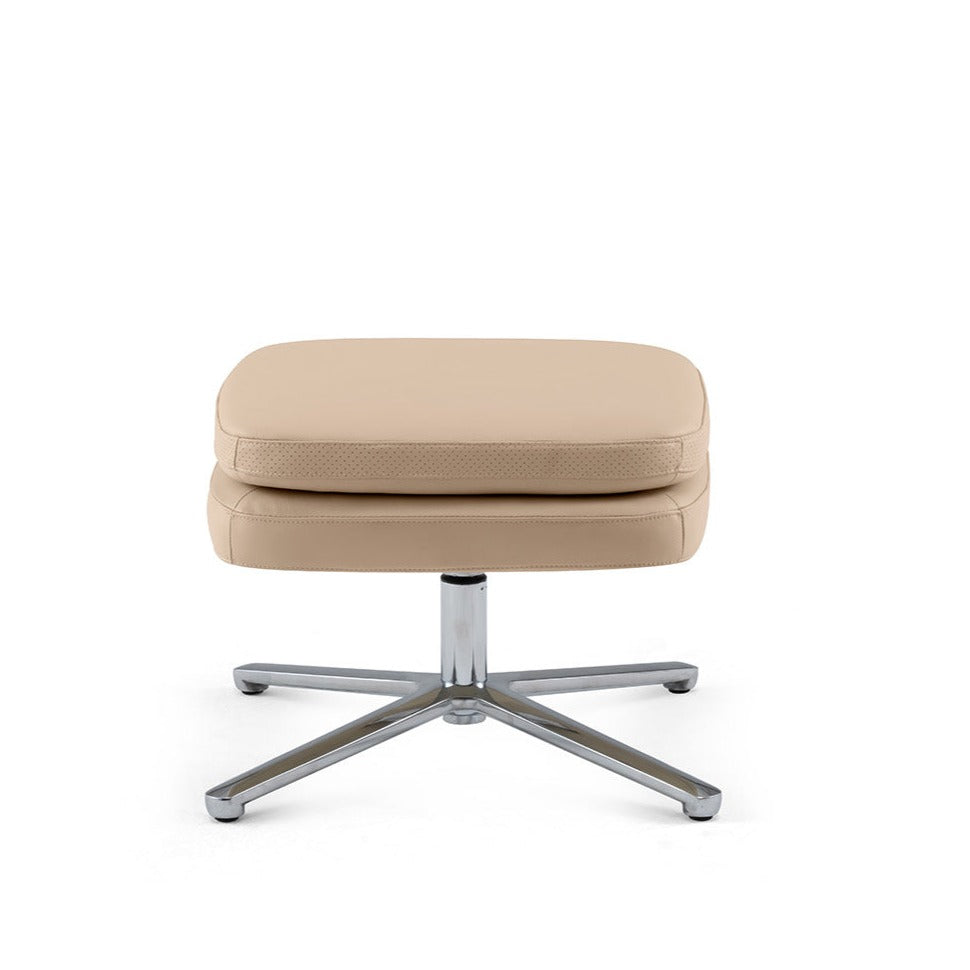 EKO-F2205&T2205 Executive Leather Visitor/ Meeting Chair with Stool