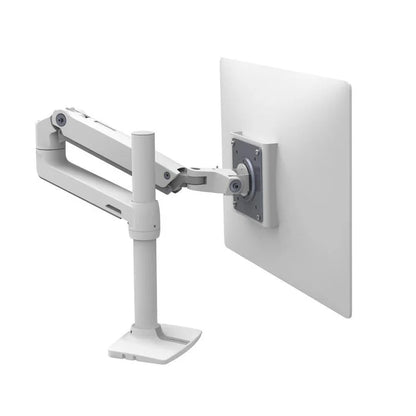 Ergotron LX Desk Monitor Arm, Tall Pole (white) - 13" pole - 34” Mon max.