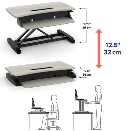 ERGOTRON WorkFit-Z Mini Ergonomic Sit-Stand Desktop- Desk on Desk (Converter)