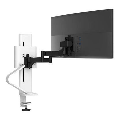 TRACE™ Executive Single Monitor Mount (White/ Black Colour)