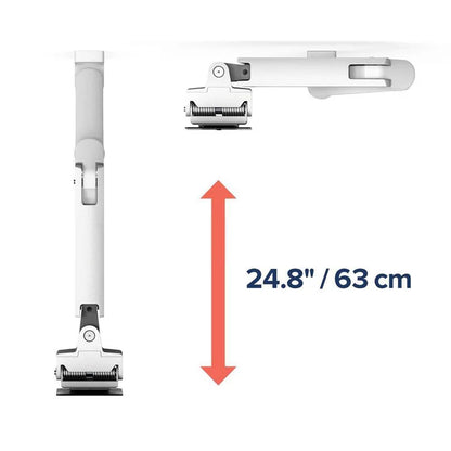 HX Wall Mount Monitor Arm (white) Heavy Monitor Mount - PART NUMBER: 45-478-216