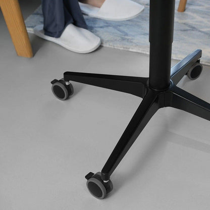 Manual Height Adjustable Coffee Table with Lockable Wheels